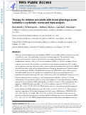 Cover page: Therapy for children and adults with mixed phenotype acute leukemia: a systematic review and meta-analysis