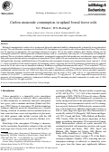 Cover page: Carbon monoxide consumption in upland boreal forest soils