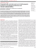 Cover page: Geographically resolved social cost of anthropogenic emissions accounting for both direct and climate-mediated effects