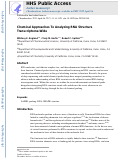 Cover page: Chemical Approaches To Analyzing RNA Structure Transcriptome‐Wide
