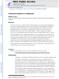 Cover page: Linking assumptions in amblyopia