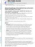 Cover page: Adjuvant chemotherapy is associated with improved survival in patients with stage II colon cancer