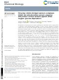 Cover page: Dinuclear nitrido-bridged osmium complexes inhibit the mitochondrial calcium uniporter and protect cortical neurons against lethal oxygen-glucose deprivation.