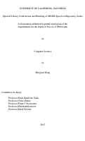 Cover page: Spectral Library Construction and Matching of MS/MS Spectra at Repository Scales