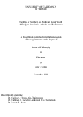 Cover page: The Role of Mindsets on Southeast Asian Youth: A Study on Academic Attitudes and Performance