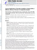 Cover page: Surgical Stabilization of Shoulder Instability in Patients With or Without a History of Seizure: A Comparative Analysis.