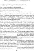 Cover page: A monthly and latitudinally varying volcanic forcing dataset in simulations of 20th century climate