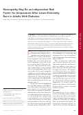 Cover page: Neuropathy May Be an Independent Risk Factor for Amputation After Lower-Extremity Burn in Adults With Diabetes.