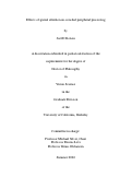 Cover page: Effects of spatial attention on crowded peripheral processing