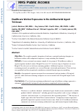 Cover page: Health Care Worker Exposures to the Antibacterial Agent Triclosan