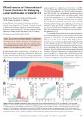 Cover page: Effectiveness of International Travel Controls for Delaying Local Outbreaks of COVID-19.