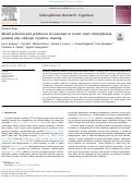 Cover page: Model selection and prediction of outcomes in recent onset schizophrenia patients who undergo cognitive training