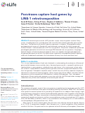 Cover page: Poxviruses capture host genes by LINE-1 retrotransposition