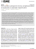 Cover page: Active predation, phylogenetic diversity, and global prevalence of myxobacteria in wastewater treatment plants