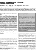 Cover page: Modern Age Pathology of Pulmonary Arterial Hypertension