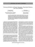 Cover page: Perceiving individuals and groups: expectancies, dispositional inferences, and causal attributions.