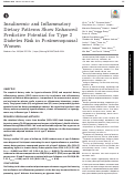 Cover page: Insulinemic and Inflammatory Dietary Patterns Show Enhanced Predictive Potential for Type 2 Diabetes Risk in Postmenopausal Women