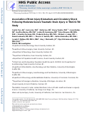 Cover page: Association of Brain Injury Biomarkers and Circulatory Shock Following Moderate-Severe Traumatic Brain Injury: A TRACK-TBI Study.