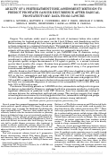 Cover page: ABILITY OF 2 PRETREATMENT RISK ASSESSMENT METHODS TO PREDICT PROSTATE CANCER RECURRENCE AFTER RADICAL PROSTATECTOMY