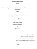 Cover page: Genetic Counseling in the USA and India: A comparison of client expectations and satisfaction