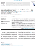 Cover page: Initial changes in peak aortic jet velocity and mean gradient predict progression to severe aortic stenosis.