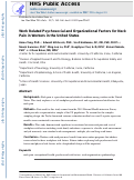 Cover page: Workplace psychosocial and organizational factors for neck pain in workers in the United States