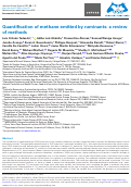 Cover page: Quantification of methane emitted by ruminants: a review of methods