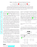 Cover page: Infinite Correlation in Measured Quantum Processes