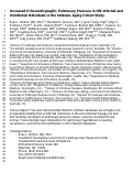 Cover page: Increased Echocardiographic Pulmonary Pressure in HIV-infected and -uninfected Individuals in the Veterans Aging Cohort Study