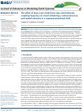 Cover page: The effect of large‐scale model time step and multiscale coupling frequency on cloud climatology, vertical structure, and rainfall extremes in a superparameterized GCM