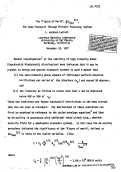 Cover page: THE "FIGURE OF MERIT," Q/mu max 2/3, FOR BEAM TRANSPORT THROUGH PERIODIC FOCUSSING SYSTEMS