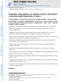 Cover page: Actigraphic sleep patterns and cognitive decline in the Hispanic Community Health Study/Study of Latinos