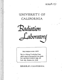 Cover page: THE MASS RATIO METHOD APPLIED TO THE MEASUREMENT OF L-MESON MASSES AMD THE ENERGY BALANCE IN PION DECAY