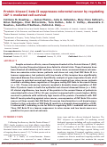 Cover page: Protein kinase C beta II suppresses colorectal cancer by regulating IGF-1 mediated cell survival