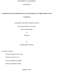 Cover page: Constituent Properties and their Effects on Tensile Response of Unidirectional SiC-SiC Composites