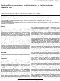 Cover page: Review of the Gross Anatomy and Microbiology of the Phasmatodea Digestive Tract