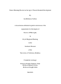 Cover page: Transit Planning Practice in the Age of Transit-Oriented Development