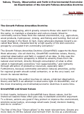 Cover page: Values, Theory, Observation and Faith in Environmental Economics: An Examination of the Growth Follows Amenities Doctrine