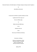 Cover page: Structural Studies of the Mechanism of Clamp Loading by Clamp Loader Complexes