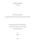 Cover page: Do Nutrition Policies Matter? Assessing the Determinants of Nutritional Quality of Inventory at Food Banks