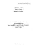 Cover page: Observations on the Radiation Decomposition of Some C14 Labeled Compounds