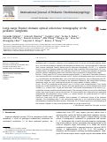 Cover page: Long-range Fourier domain optical coherence tomography of the pediatric subglottis