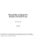 Cover page: Weaving Shuttles and Ginseng Roots: Commodity Flows and Migration in a Borderland of the Russian Far East