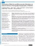 Cover page: Association of Male Sex and Microvascular Alterations on Optical Coherence Tomography Angiography in Diabetes.