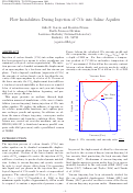 Cover page: Flow Instabilities During Injection of CO2 into Saline Aquifers