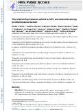 Cover page: The relationship between optimism, MCI, and dementia among postmenopausal women.