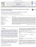 Cover page: Consistent approximation of a nonlinear optimal control problem with uncertain parameters