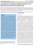 Cover page: Cost-effectiveness analysis of using dermatologists versus pediatricians to treat mild to moderate acne