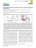 Cover page: A Biocatalytic Platform for Synthesis of Chiral α-Trifluoromethylated Organoborons