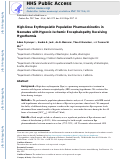 Cover page: High-dose erythropoietin population pharmacokinetics in neonates with hypoxic–ischemic encephalopathy receiving hypothermia